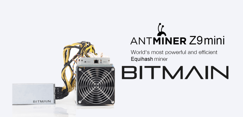 Bitmain's Z9 Mini Z-Cash Miner.