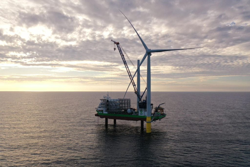 wind project from sea