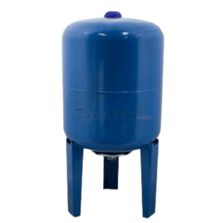 150L Vertical Potable Water Expansion Tank: Blue, Multimounting for Hydro Mining & Industrial Systems