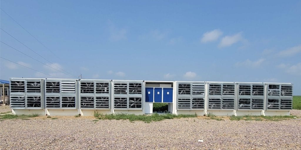 MiningStore Bitcoin Mining Facility 3 air-cooled mining hall