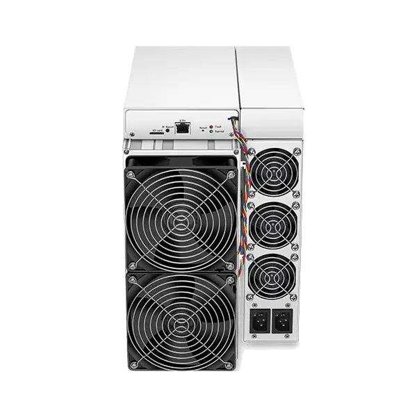 Bitmain Antminer S19J Pro+ 122th Rear miner Horizontal View