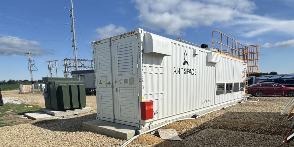 Hydro-Cooled Bitcoin Mining Container